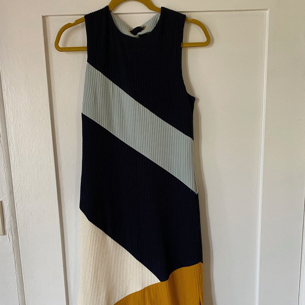 Anthropologie Lena Colorblock Knit Midi Dress